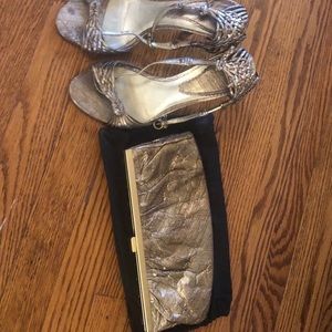 Luz da Lua Sandals and Clutch